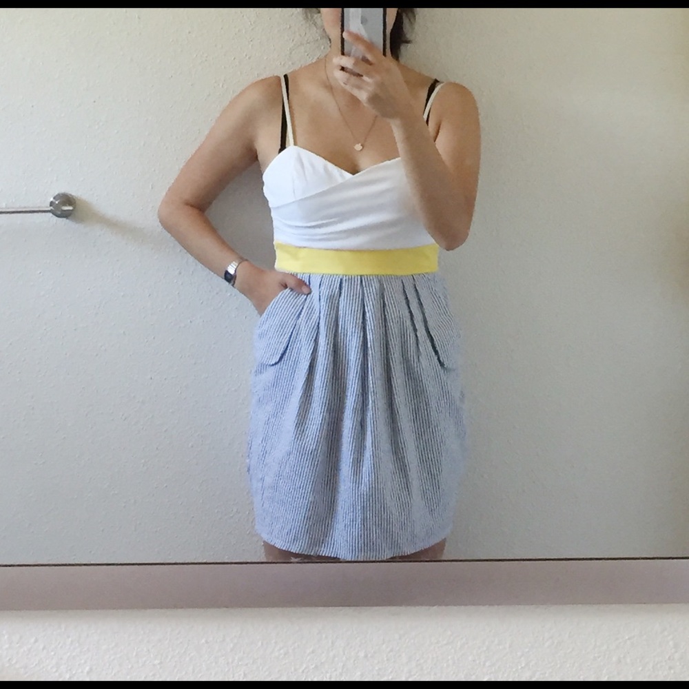 Yellow Band Dress